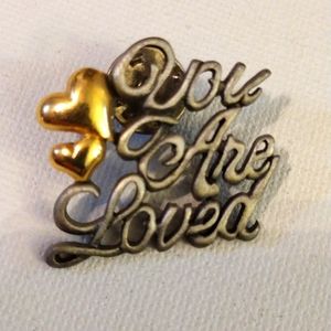 Beautiful inspiration lapel pin brooch.